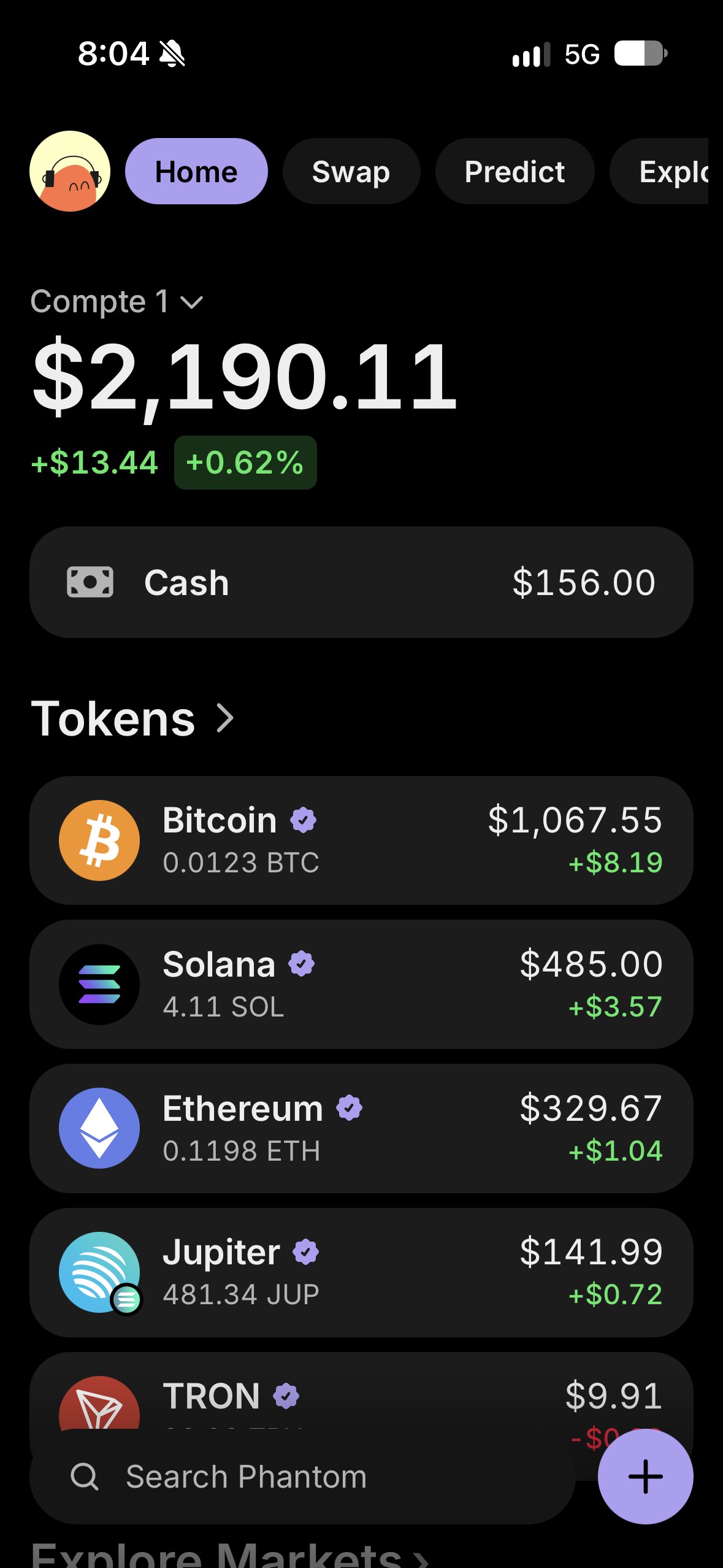Phantom Wallet Simulator, capture 1