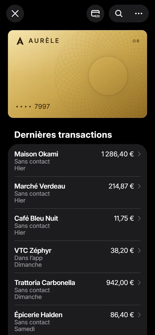 Wallet Simulator, capture 5