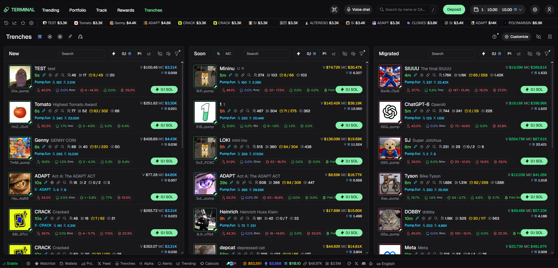 Terminal Simulator, capture 1